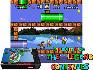 Super Demo World - The Legend Continues (SMW1 Hack) Cover